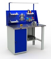 Верстак для слесарных работ Практик WB 120Sh+WD1+WS+W (WT120.WD1/F1.011)