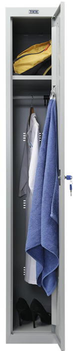 Металлический шкаф для одежды Практик ML 11-30 (базовый модуль)