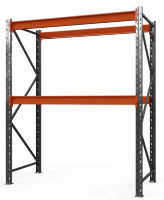 Стеллаж Оптима 2000/1250/785/2 яруса