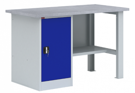 Верстак с тумбой ВП-2-1200