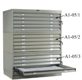 Картотечный шкаф ПРАКТИК A1-05/1 (верх)