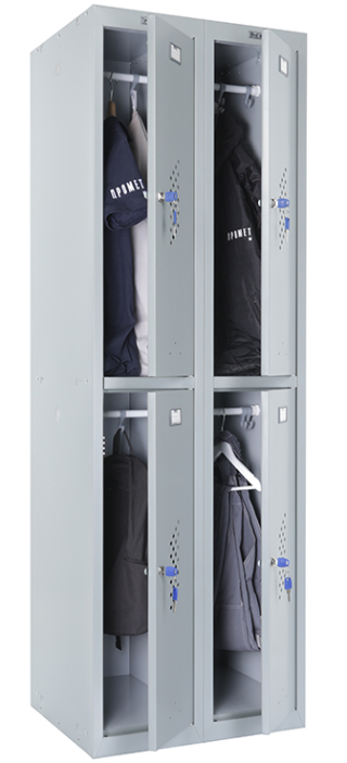 Металлический шкаф для одежды Практик ML/LS 22-60