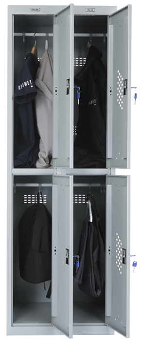 Металлический шкаф для одежды Практик ML/LS 22-60