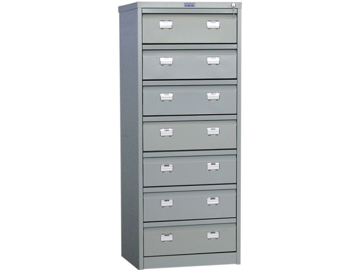 Металлический шкаф картотечный Практик AFC-07