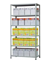 Стеллаж MS Strong 160/120x30/6 полок