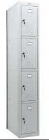 Металлический шкаф для одежды Практик ML 04-30 (дополнительный модуль)