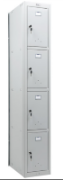 Металлический шкаф для одежды Практик ML 04-30 (дополнительный модуль)