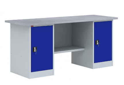 Верстак с тумбами ВП-5-1600