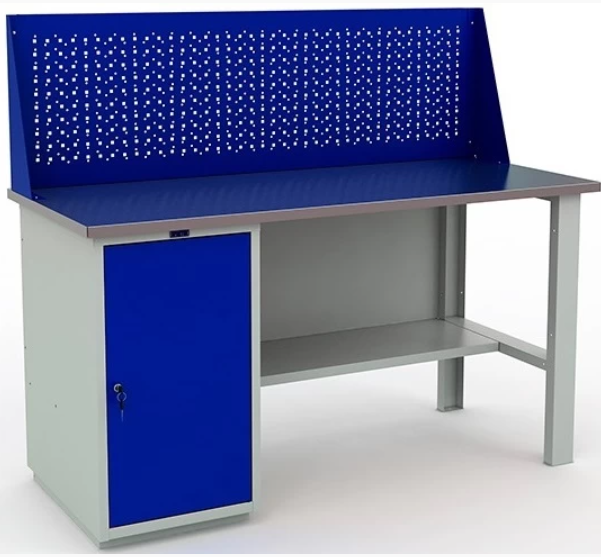 Металлический верстак Практик WB 160Sh+WD1+WS (WT160.WD1/F1.010)