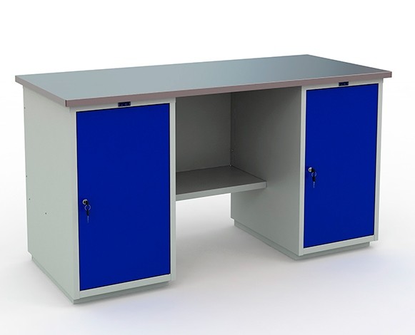 Металлический верстак Практик WB 160Sh+WD1+WD1 (WT160.WD1/WD1.000)