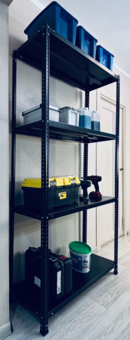 Стеллаж MS black-200/100/60/5