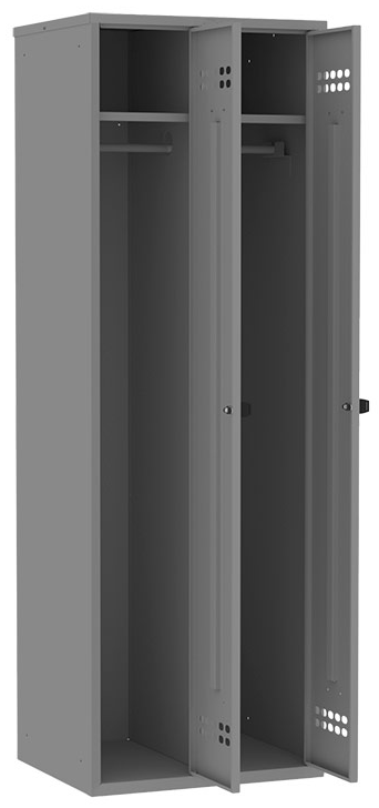 Металлический шкаф для одежды сварной Практик LW-800 C