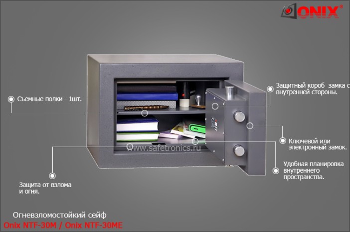 Сейф Onix Tantalum NTF-30ME
