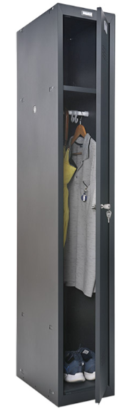 Металлический шкаф для одежды Практик MLH 11-30 (базовый модуль)