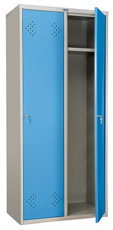Металлический шкаф для одежды Практик LS 21-80B