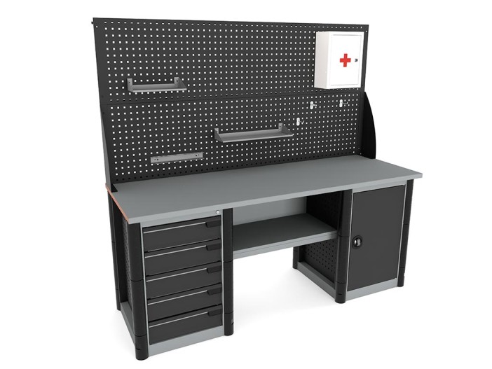 Верстак Profi M-200+M1+M5+экран2+аптечка № 208