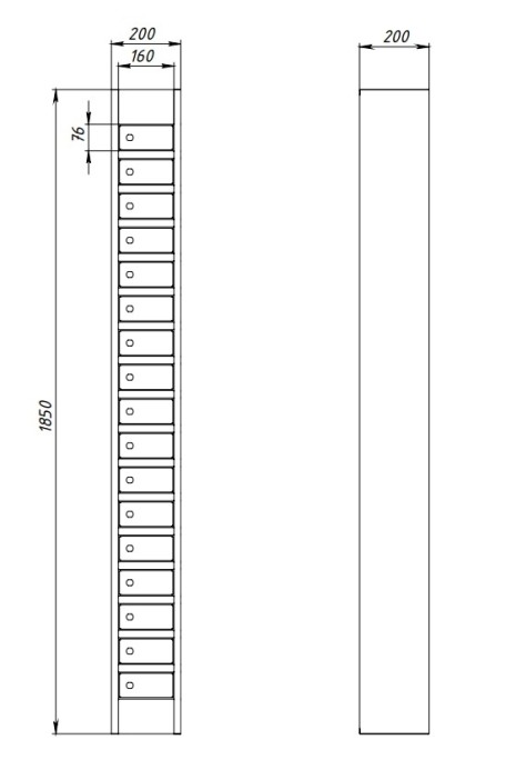 Шкаф для мобильных телефонов Сотовик 117