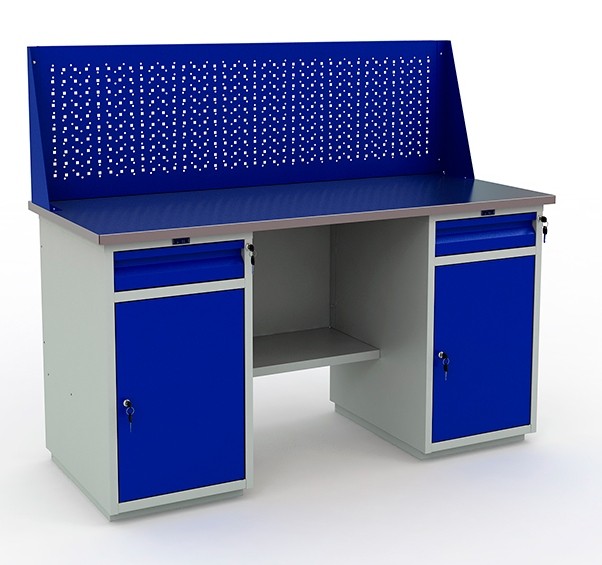 Верстак Практик WB 160Sh+WD2+WD2+WS (WT160.WD2/WD2.010)