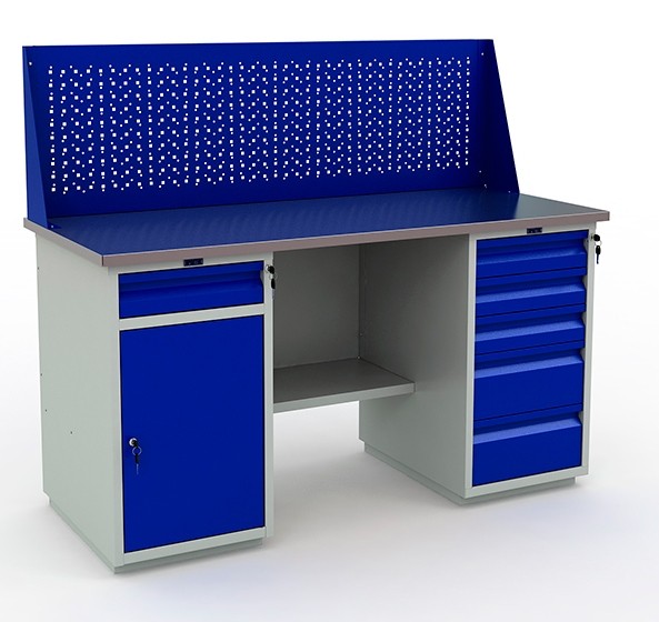 Верстак Практик WB 160Sh+WD2+WD5+WS (WT160.WD2/WD5.010)