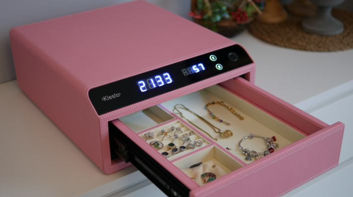 Сейф-шкатулка Klesto Smart JS1 (розовый)