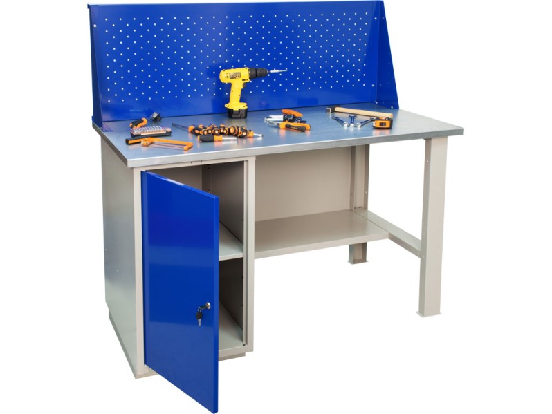 Металлический верстак Практик WB 140Sh+WD1+WS (WT140.WD1/F1.010)