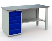 Металлический верстак Практик WB 160Sh+WD5 (WT160.WD5/F1.000)