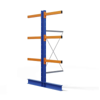 Изображение товара 'Доп. секция стеллажа консольного двухстороннего 2500х1064х1320 мм'