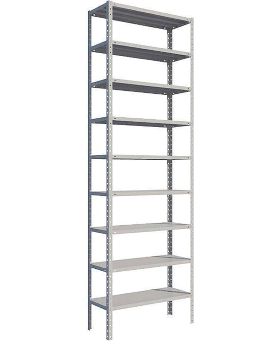 Стеллаж MS Hard 250/100x30/9 полок