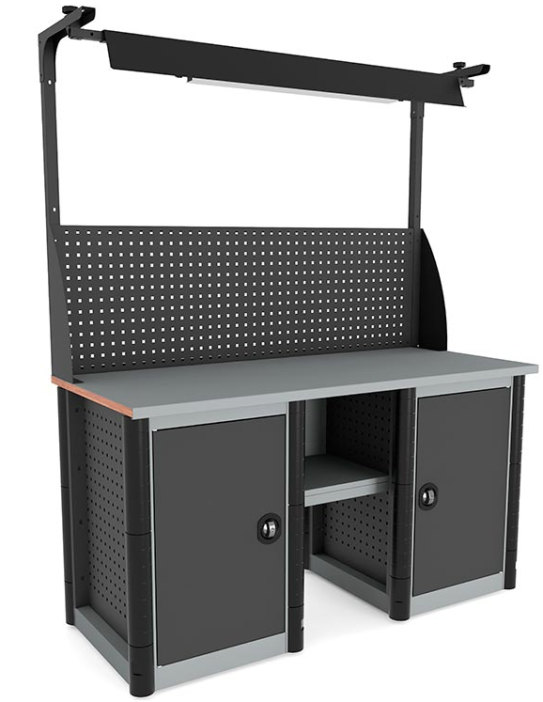 Верстак Profi M-160+M1+M1+экран+свет № 608