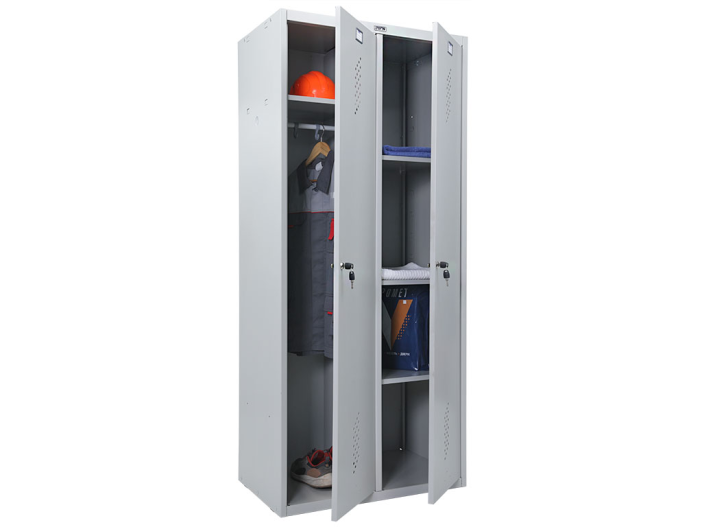 Металлический шкаф для одежды Практик  LS 21-80U