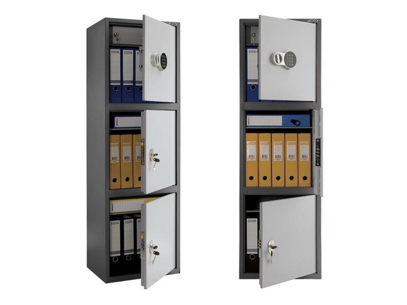 Металлический архивный шкаф Aiko SL-150/3Т EL