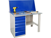 Металлический верстак Практик WB 120Sh+WD5+WS (WT120.WD5/F1.010)