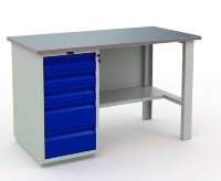 Металлический верстак Практик WB 140Sh+WD5 (WT140.WD5/F1.000)