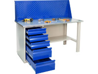 Металлический верстак Практик WB 160Sh+WD5+WS (WT160.WD5/F1.010)