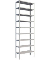 Стеллаж MS Hard 250/100x50/9 полок