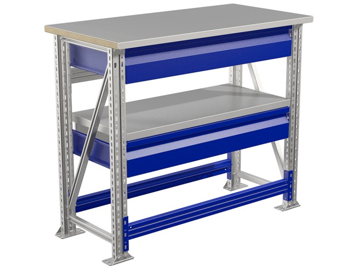 Слесарный верстак Master (№105) MT100.MF1/MF1.201