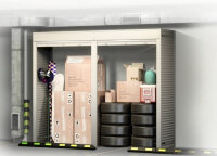 Роллетный шкаф 2500х3100х800