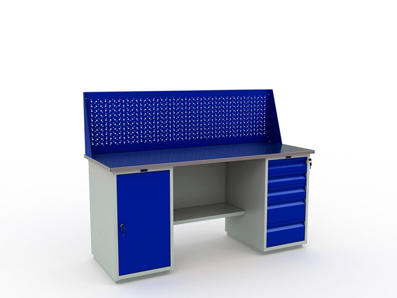 Слесарный Верстак Практик WB 180Sh+WD1+WD5+WS (WT180.WD1/WD5.010)