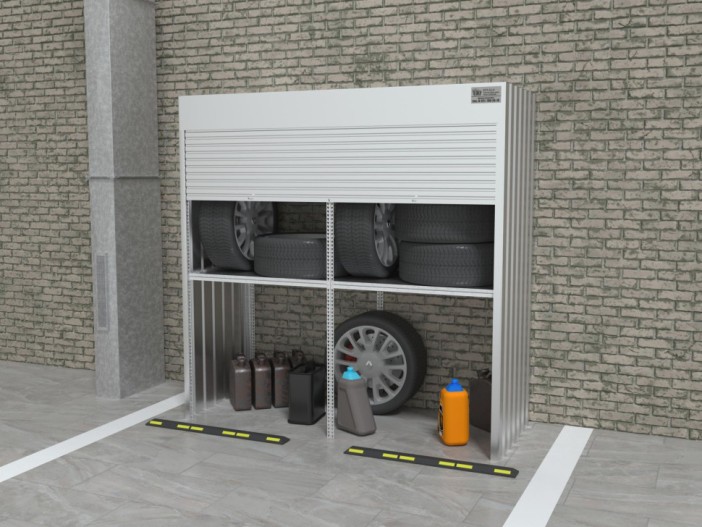 Уличный роллетный шкаф 2000х2000х800