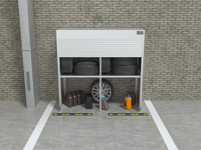 Уличный роллетный шкаф 2000х2000х800