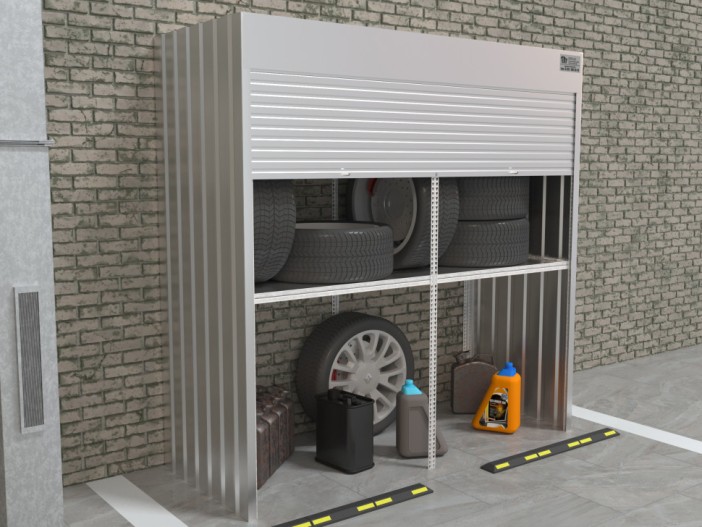 Уличный роллетный шкаф 2000х2000х800