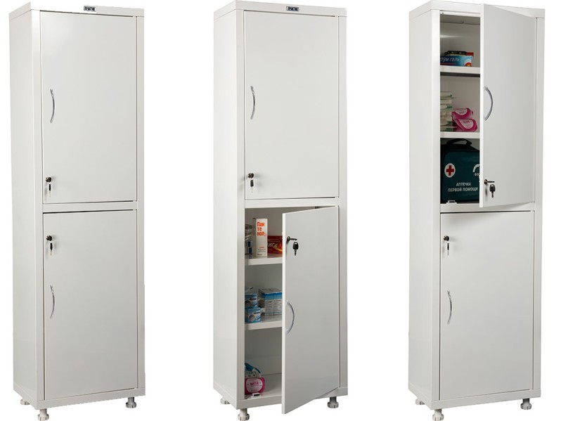 Шкаф медицинский МД 1 1650/SS
