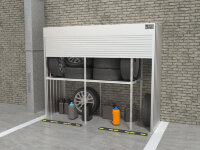 Уличный роллетный шкаф 2000х2400х800