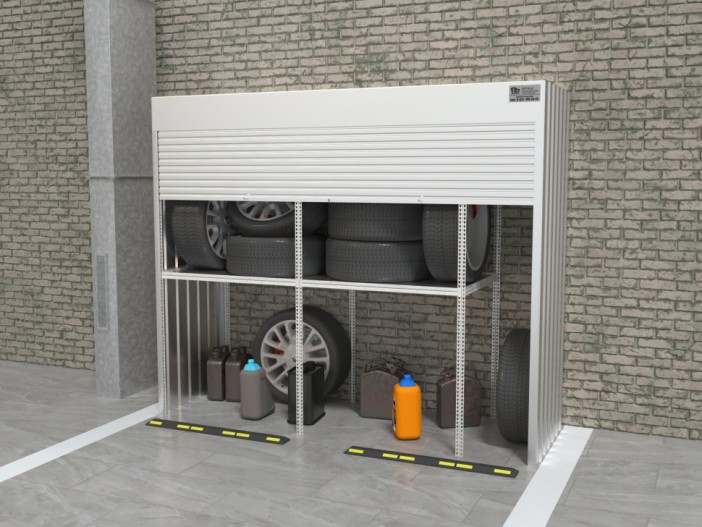 Уличный роллетный шкаф 2000х2400х800