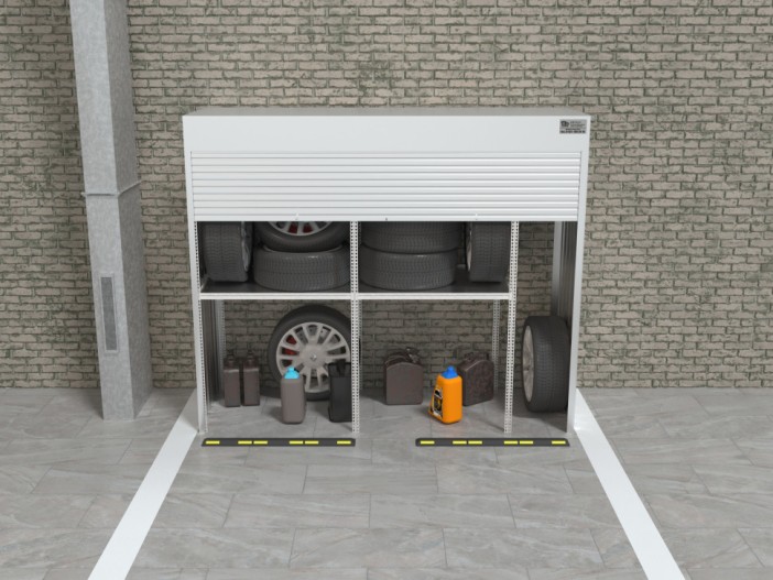 Уличный роллетный шкаф 2000х2400х800