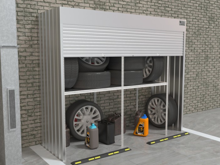 Уличный роллетный шкаф 2000х2400х800